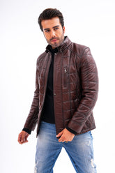 The Modena Quilted Leather Jacket Fine Craftsmanship