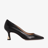 The Brunello Black Leather Pump Shoe Fine Craftsmanship