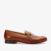 The Monaco Tan Leather Shoe Bit Loafer For Sale
