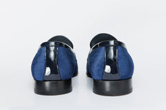 The Casaletti Navy Blue Bit Loafer Shoe All New