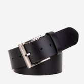 The Prime Black Leather Belt On Sale