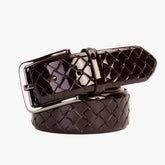 The Rico Burgundy Color Calfskin Belt For Sale