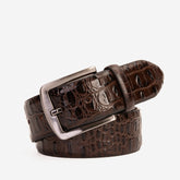 The Bomba Brown Leather Belt Fine Craftsmanship