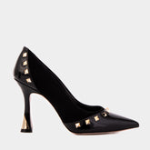 The Bella Vita Studded Black Leather Pump Shoe Universal Fit