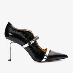 The Annapolis Black Patent Leather Pump Shoe Fine Craftsmanship