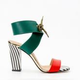 The Bloke Ankle Strap Multicolor Leather Sandal Universal Fit
