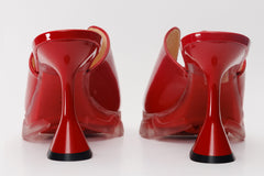The Caratal Red Patent Leather Sandal Exclusive Style