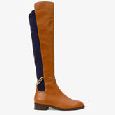 The Tallin Tan Leather Knee High Boot Fine Craftsmanship