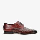 The Porto Alegre Burgundy Leather Derby Shoe Exclusive Style