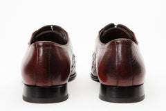 The Porto Alegre Burgundy Leather Derby Shoe Exclusive Style