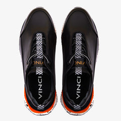 The Milford Black Leather Sneaker Fine Craftsmanship