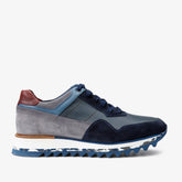 The Hoskova Navy Blue Leather Sneaker All New