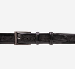 The Everest Rockwell Black Leather Belt For Sale