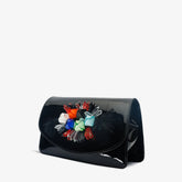 The Vigo Black Patent Leather Handbag Exclusive Style