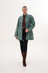 The Prado Reversible Green Leather Jacket All New