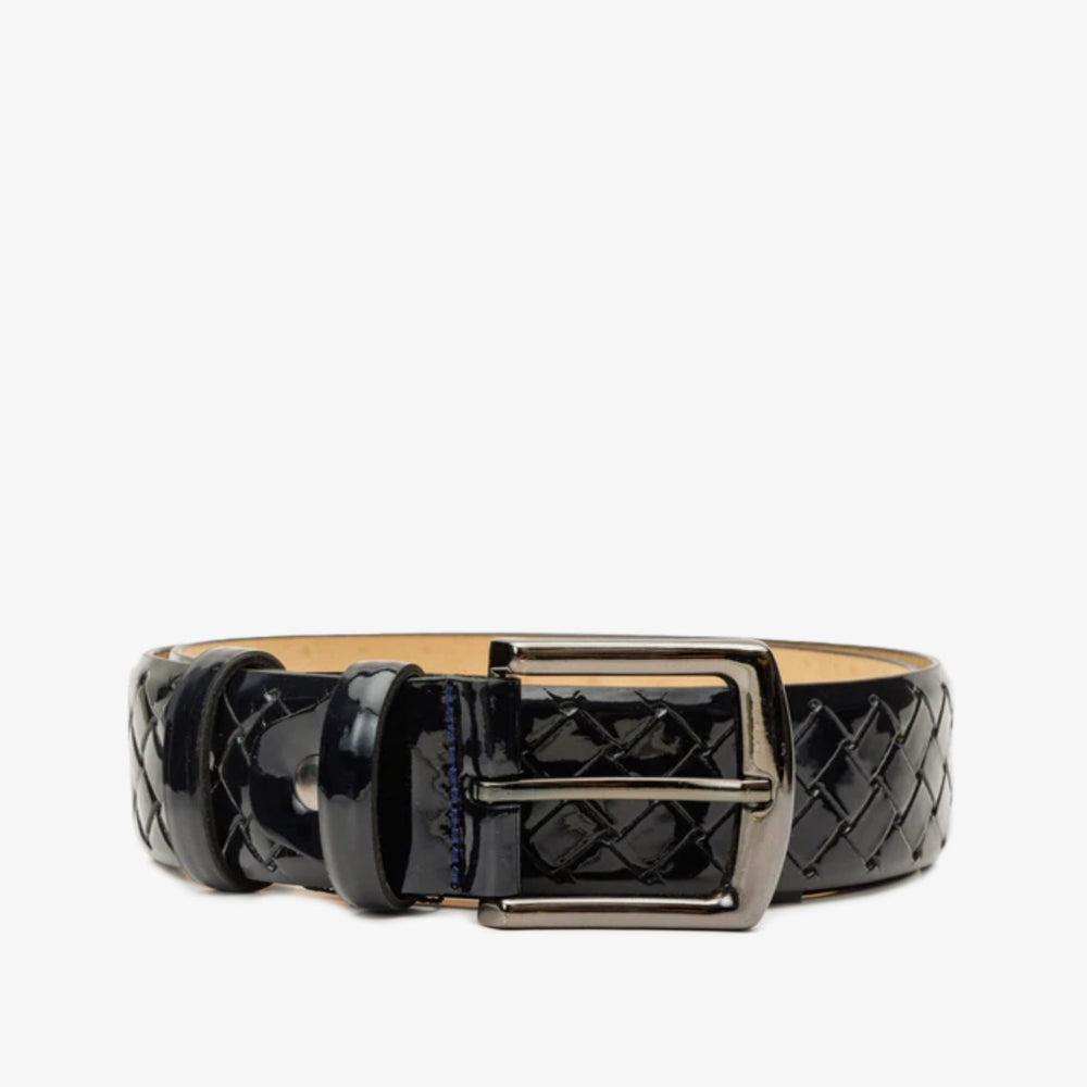 The Rico Navy Color Calfskin Belt Universal Fit