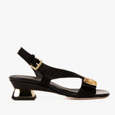 The Iconic Black Leather Sandal For Sale