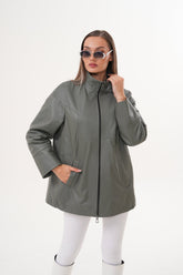 The Sierra Olive Green Leather Jacket All New