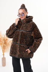 The Panthera Reversible Leopard Shearling Leather Jacket Exclusive Style