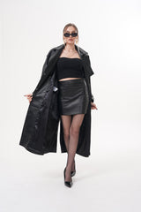 The Raven Black Leather Jacket Universal Fit