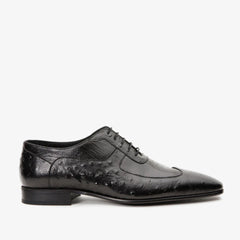 The Alabama Black Wingtip Oxford Shoe Exclusive Style