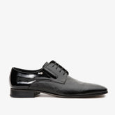 The San Severo Black Patent Leather Derby Shoe On Sale