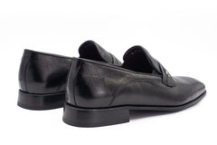 The Bangkok Black Penny Loafer Shoe Universal Fit