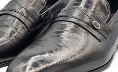 The Bangkok Black Penny Loafer Shoe Universal Fit