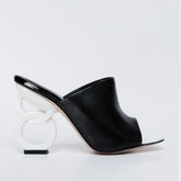 The Cymmer Black Leather Sandal Fine Craftsmanship