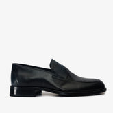 The Marinka Black Leather Shoe Penny Loafer Shoe All New