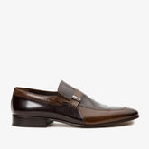 The Kazablanka Brown Leather Bit Loafer Shoe Fine Craftsmanship