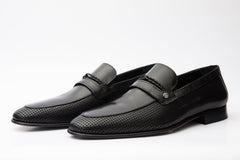 The Acerra Black Leather Loafer Shoe Final Sale! All New