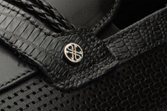 The Acerra Black Leather Loafer Shoe Final Sale! All New