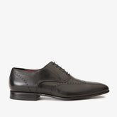 The Roma Black Leather Wingtip Oxford Shoe For Sale