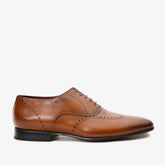 The Roma Tan Leather Wingtip Oxford Shoe All New