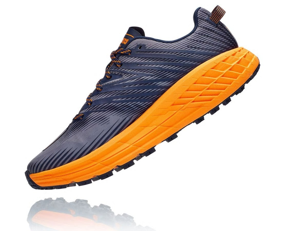 Men's Speedgoat 4 Black Iris / Bright Marigold
