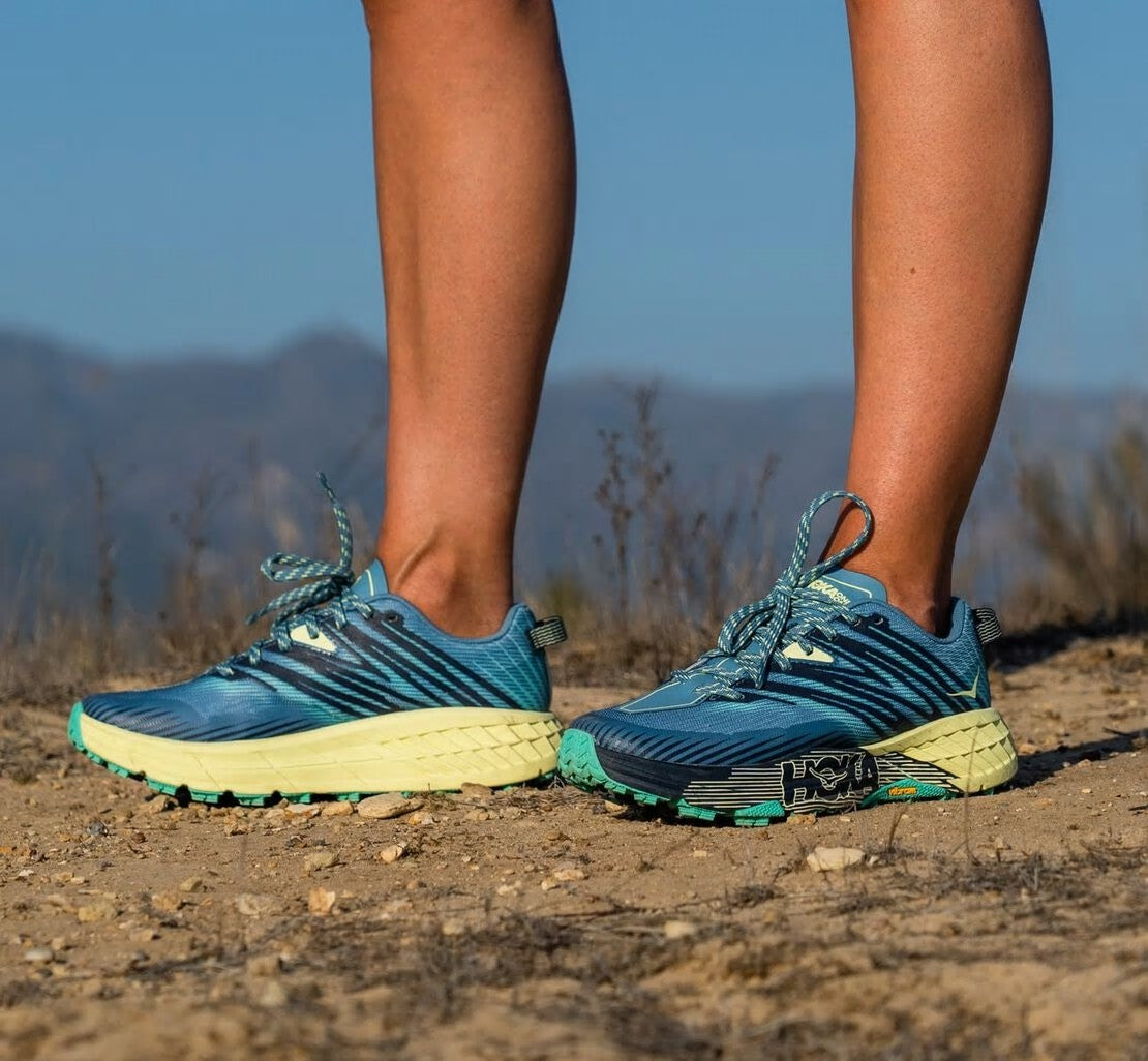 Women's Speedgoat 4 Provincial Blue / Luminary Green