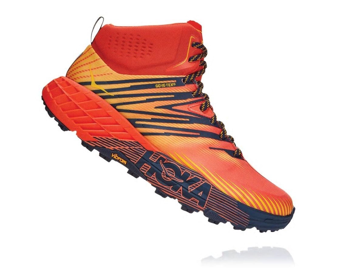 Men's Speedgoat Mid GORE-TEX 2 Mandarin Red / Gold Fusion