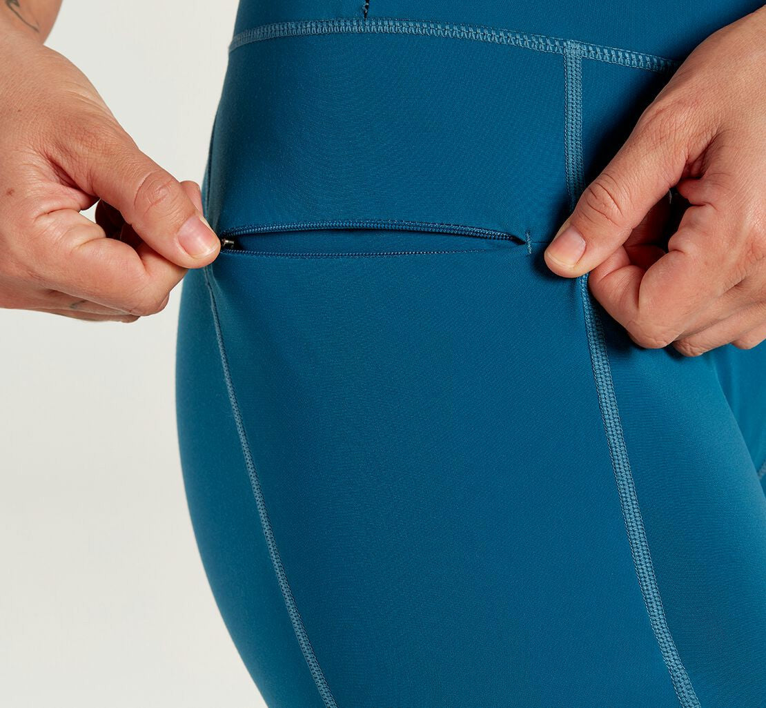Women's Performance Crop Tight Moroccan Blue