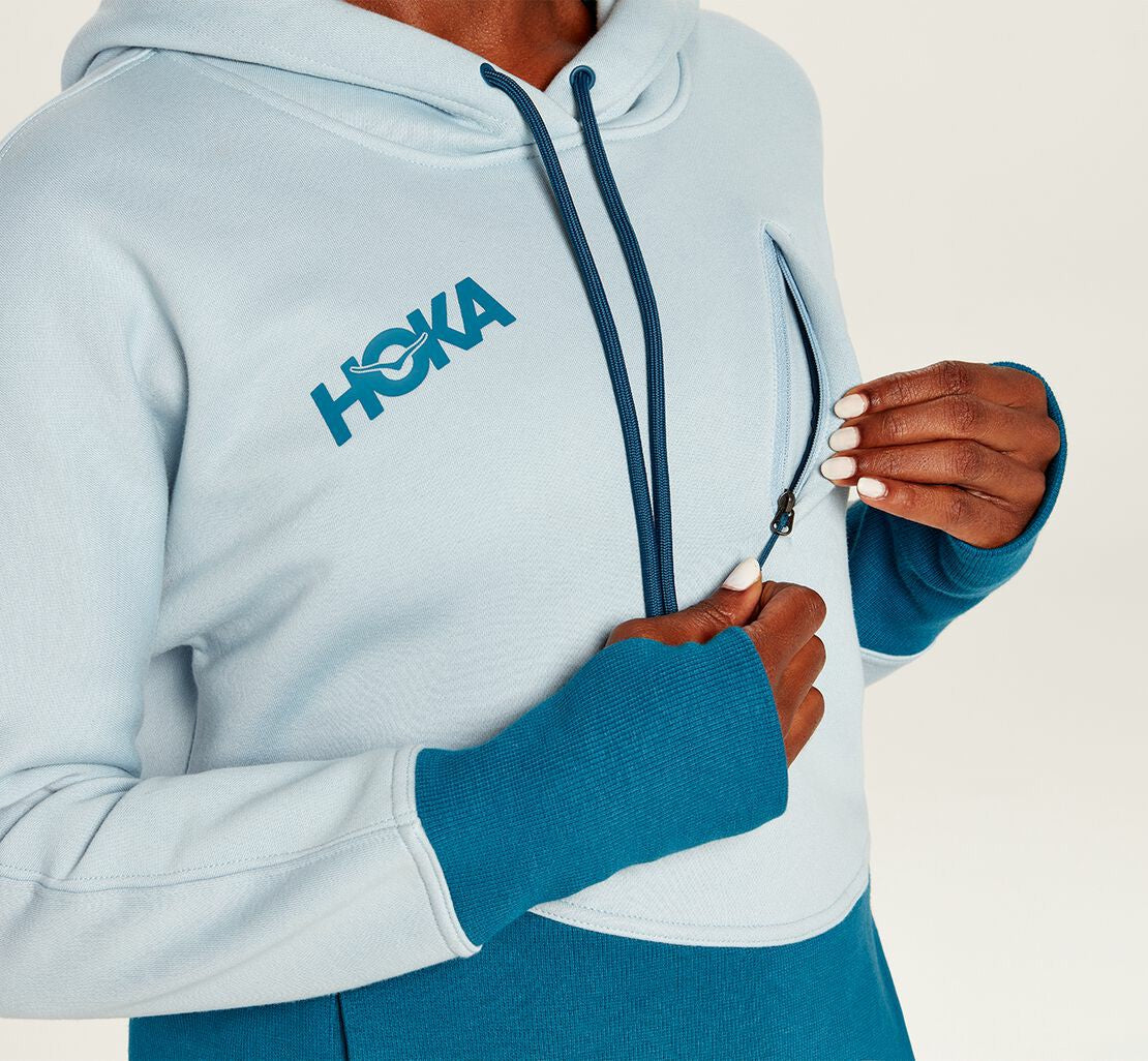 Women's Hoodie Blue Fog