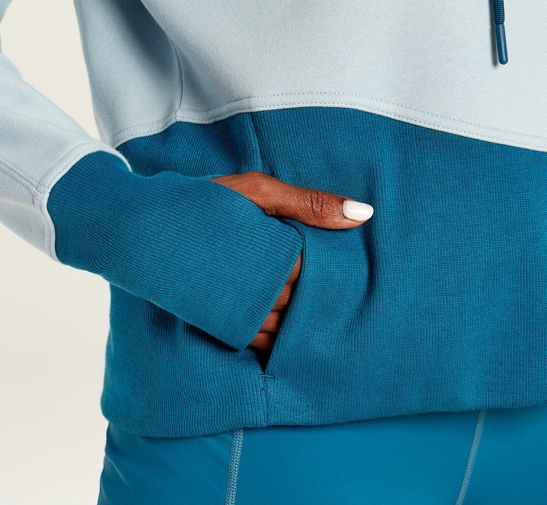 Women's Hoodie Blue Fog