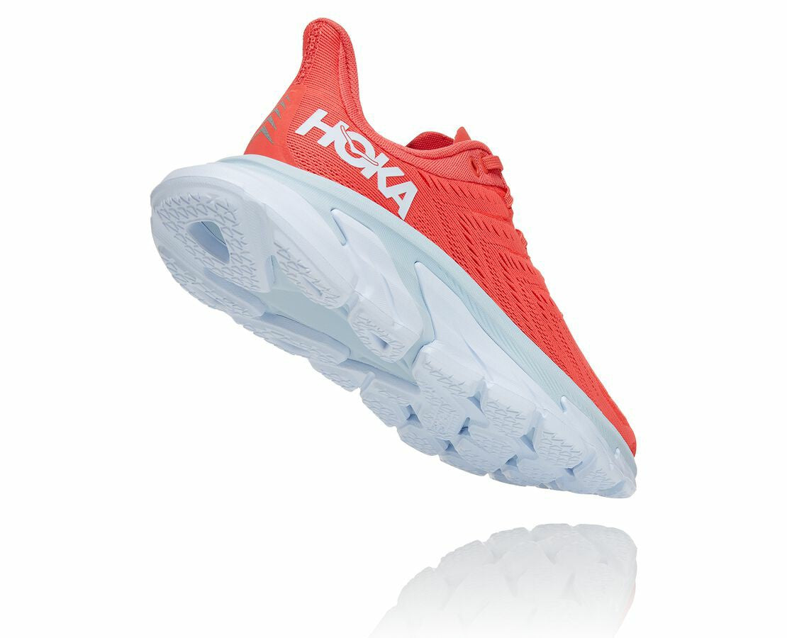 Women's Clifton Edge Hot Coral / White