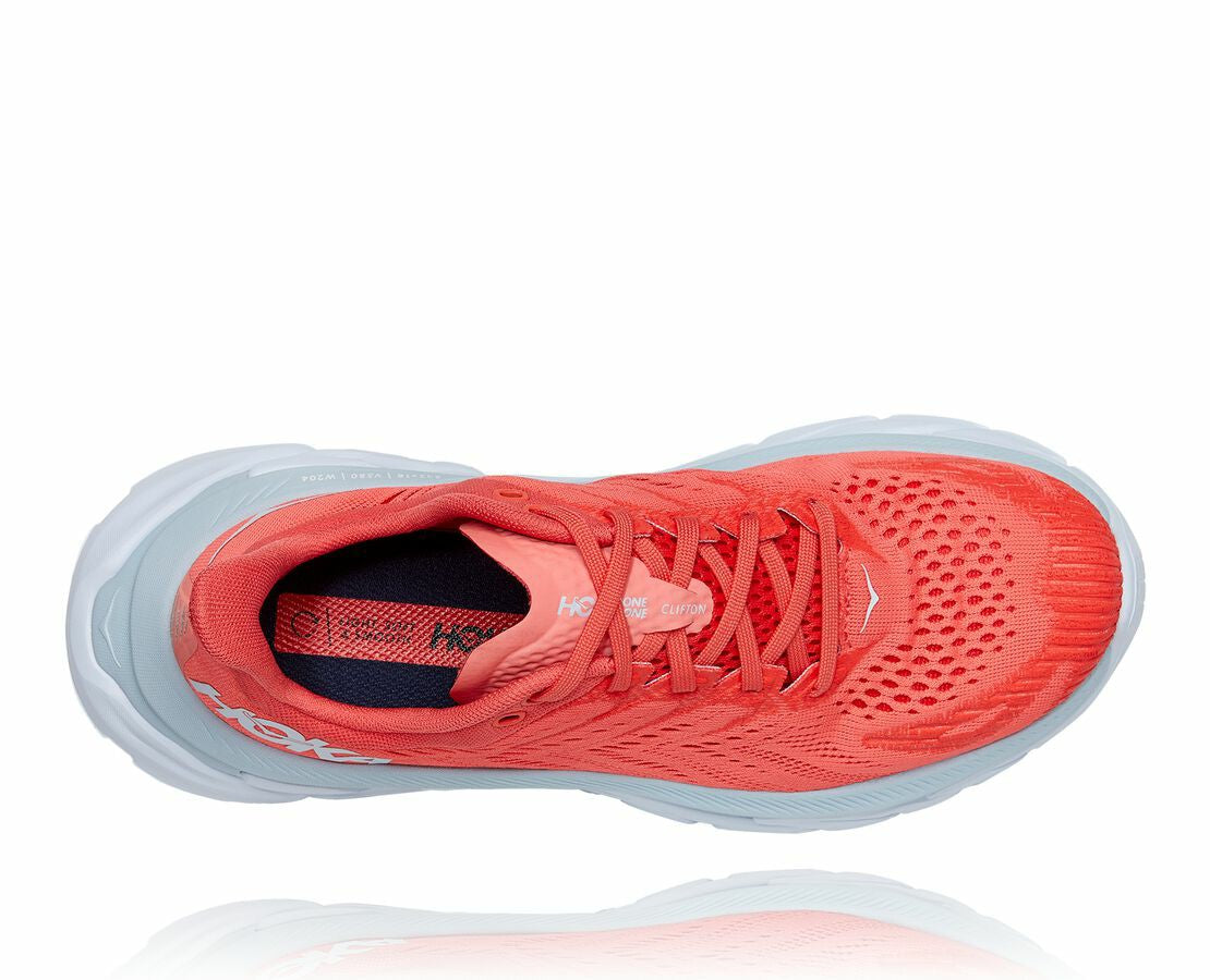 Women's Clifton Edge Hot Coral / White