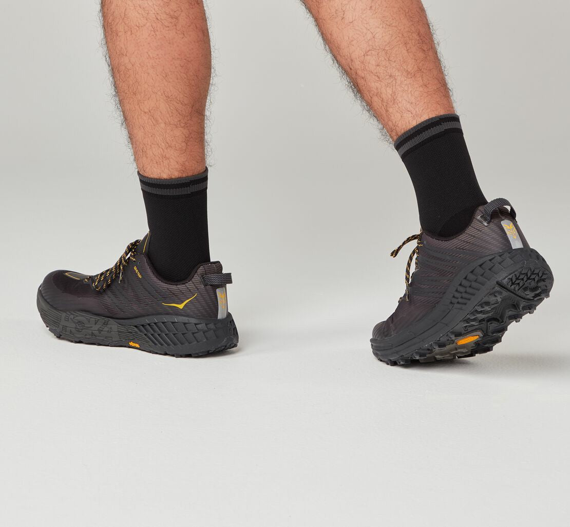 All Gender Performance Crew Sock Black