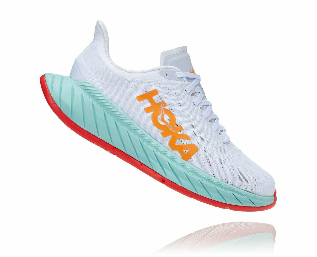 Men's Carbon X 2 White / Blazing Orange