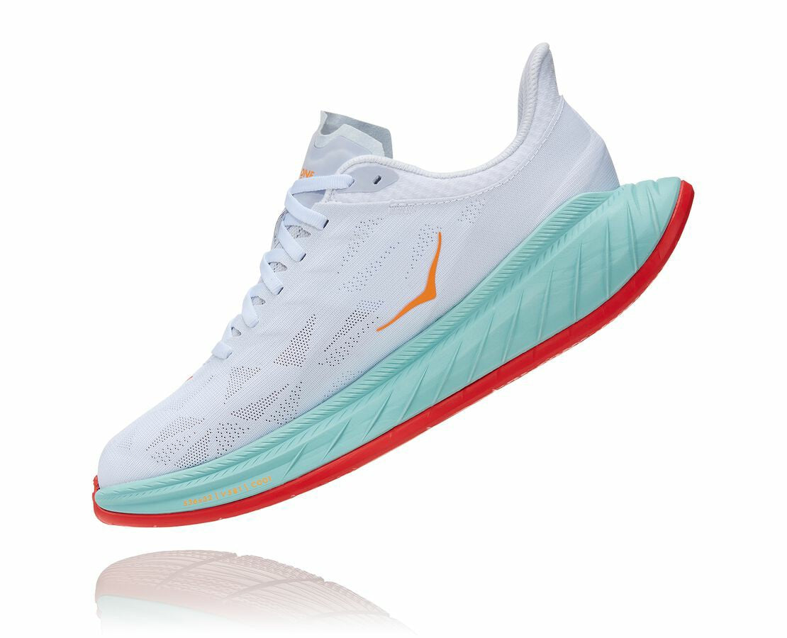 Men's Carbon X 2 White / Blazing Orange