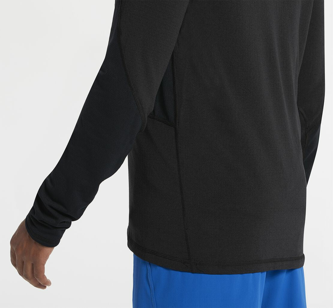 Men's 1/2 Zip Midlayer Black