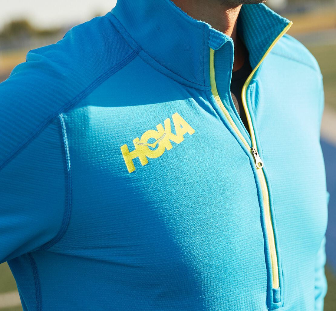 Men's 1/2 Zip Midlayer Diva Blue