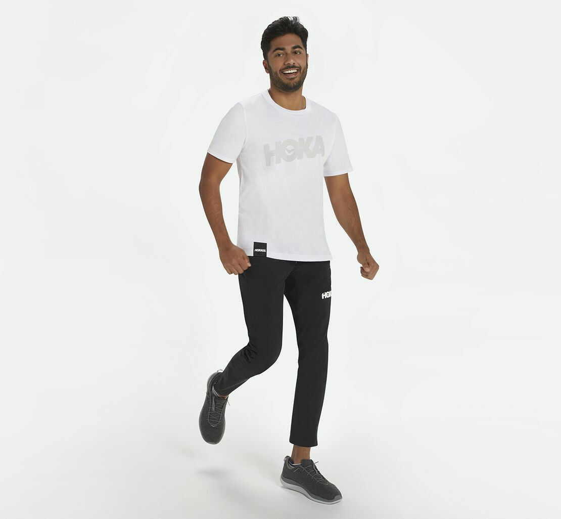 Men's Brand Tee White
