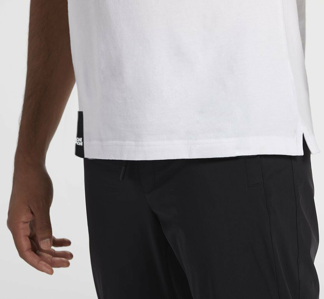 Men's Brand Tee White